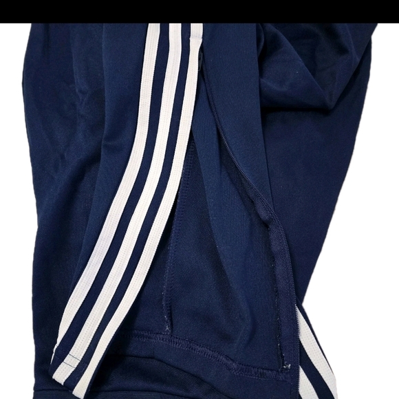 Adidas Womens TIRO19 TR 1/4 zip Sweatpants Navy Blue White DT5984 Size S EUC - Picture 4 of 8